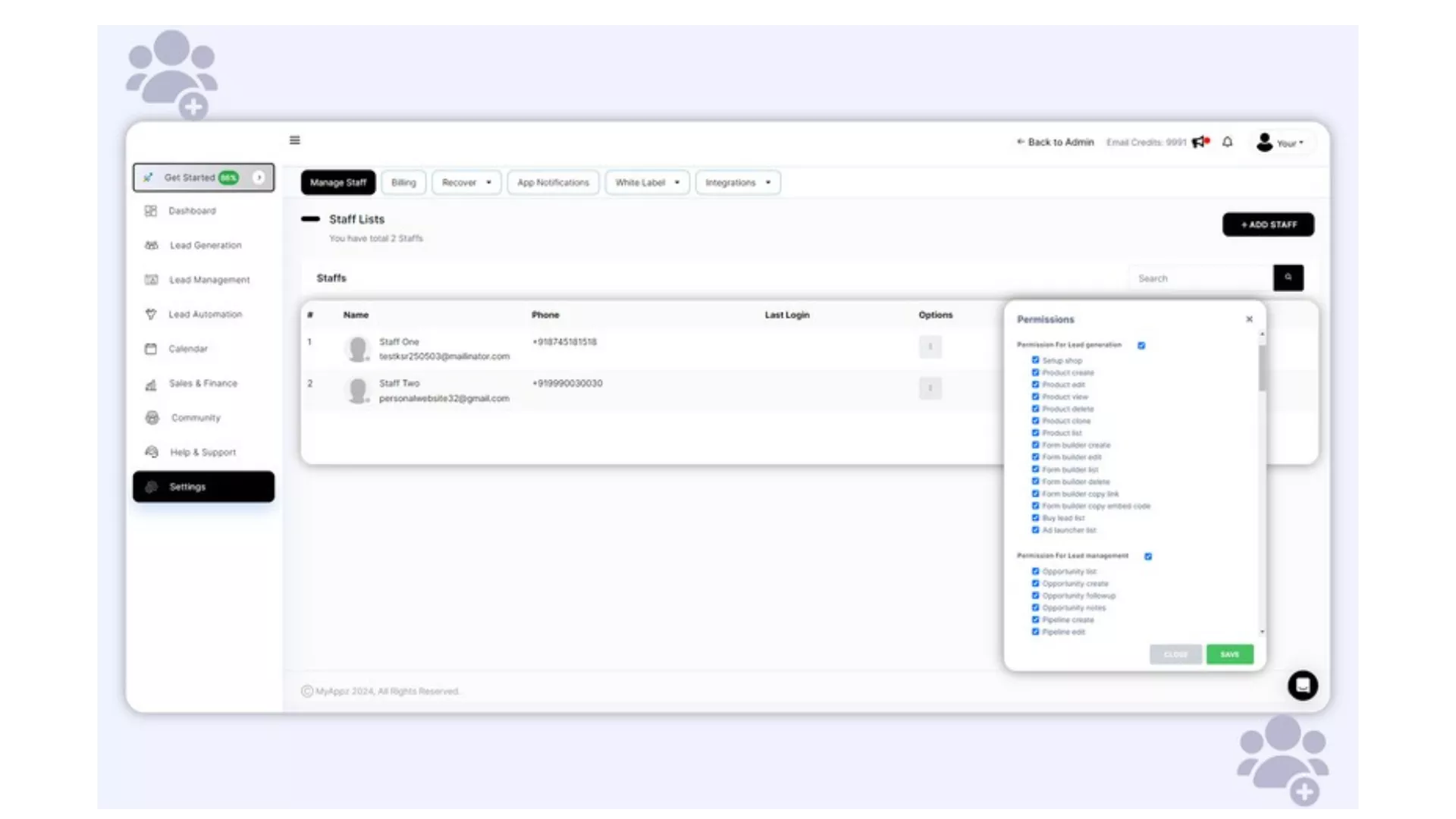 Private Social Network
